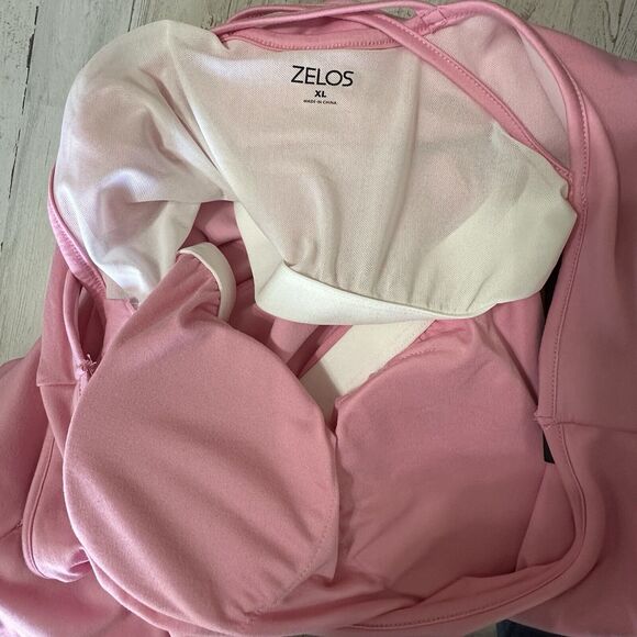 Zelos Sports Dress XL Strappy Sleeveless Palos Pink Active Shorts Under NEW - Picture 10 of 11